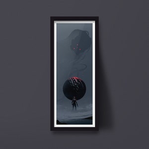 Returnal Art Print, Tall Vertical Gaming Poster