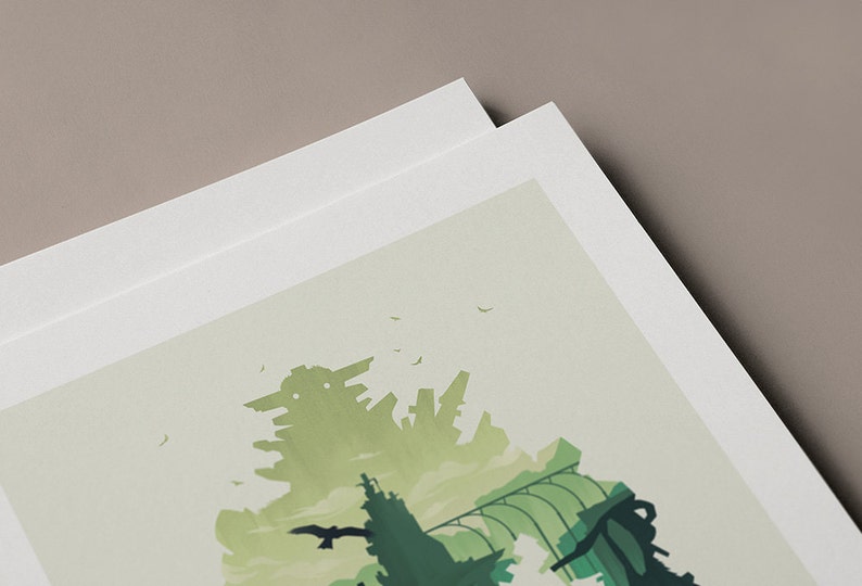 Printed on premium matte white paper with archival inks for excellent quality.