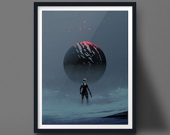 Returnal Art Print, Gaming Poster
