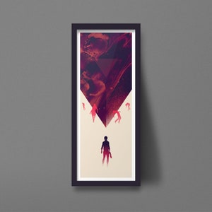 Control Video Game Art Print Tall Vertical