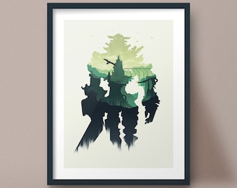 Shadow of the Colossus Art Print Game Poster