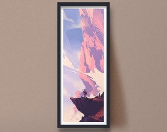 Jusant Game Illustrated Art Print