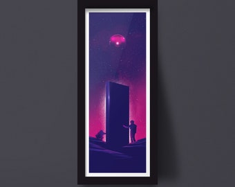 2001: A Space Odyssey Monolith Art Print Design - Etsy