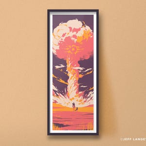 Fallout Ödland Landschaft Kunstdruck Gaming Poster