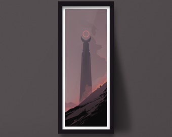 Lord of the Rings art print, Return of the King design