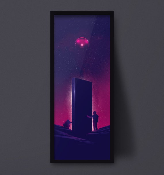 2001 A Space Odyssey Monolith Art Print Design