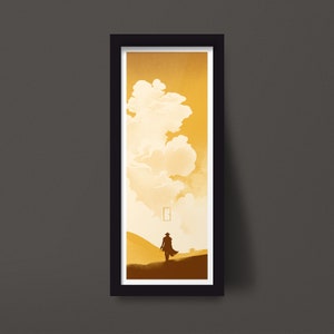 The Gunslinger Desert Door, Dark Tower Art Print Poster Design