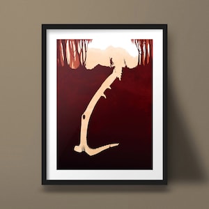 Tomb Raider Art Print Lara Croft Video Game Poster