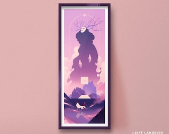 Neva art print, Video game poster