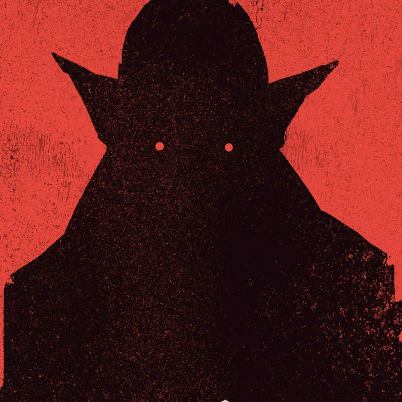 Nosferatu Red, Classic Horror, Vampire Art Poster - Etsy