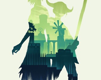 ICO アートプリント ビデオゲームポスター - Etsy 日本