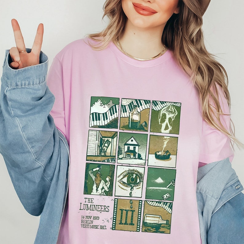 Retro The Lum.ineers Sweatshirt, The Lum.ineersTour Shirt, Vintage Music 90s T-shirt, Gift for The Lum.ineers Fans, The Lum.ineers Merch image 2