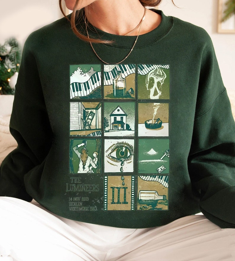 Retro The Lum.ineers Sweatshirt, The Lum.ineersTour Shirt, Vintage Music 90s T-shirt, Gift for The Lum.ineers Fans, The Lum.ineers Merch image 3