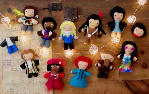 US (CBS) Ghosts Inspired Felt Figures - Your choice of  4.5" figure made to order