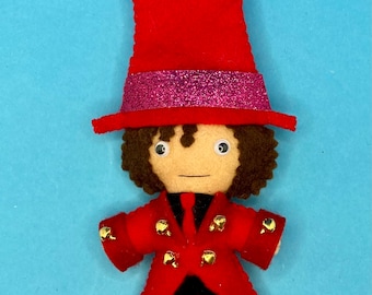 Yonderland Inspired Felt Figures - Detective Mountebank 4.5” (+ hat height!!)