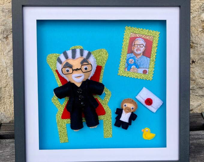 Taskmaster Playable Felt Figures in a 27 X 27cm Box Frame - Etsy