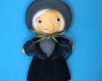 Yonderland Inspired Felt Figure -  Crone 4.5" tall