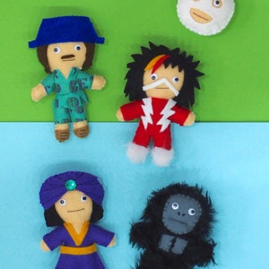 The Mighty Boosh Inspired Felt Figure - Your choice of 4.5" figure made to order