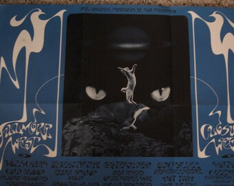 Fillmore West  Closing Week  Bill Graham presents in San Francisco  1971  BG 287  2nd State printing Excellent Condition