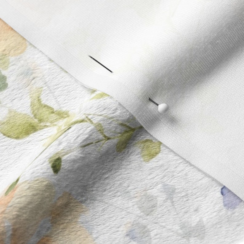 muted floral fabric