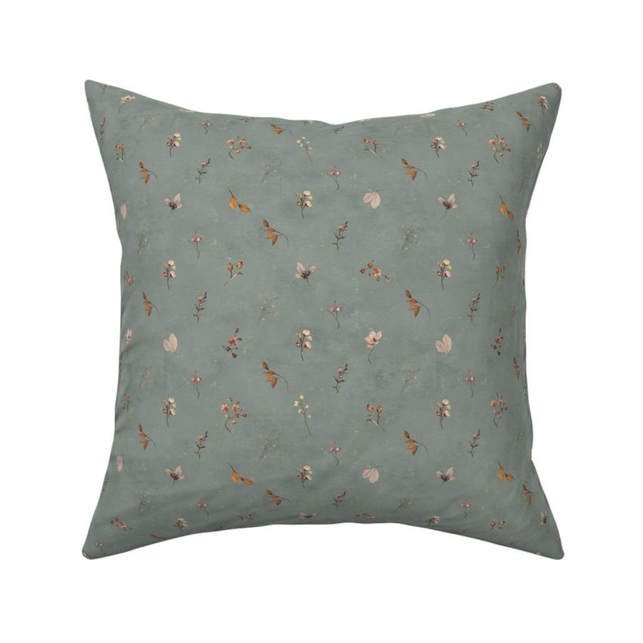 Floral Sage Fabric by the Yard Sage Floral Fabric Textured Fabric ...