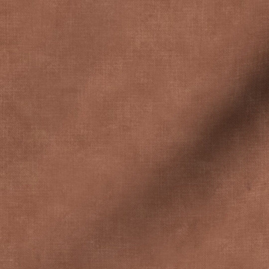 Burnt Orange Medium Weight Linen Fabric