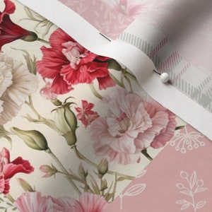 French Country Cheater Quilt Fabric by the Yard Cottage Floral Whole ...