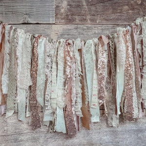 Shabby Chic Wedding decor Garland