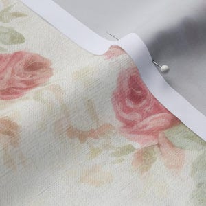 Cream Ivory French Country floral dress fabric