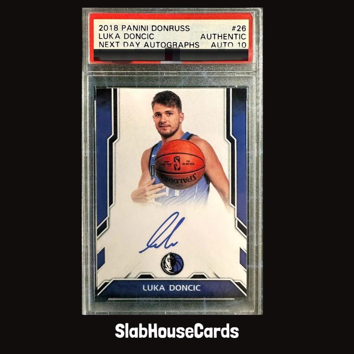 Luka Doncic Autographed Rookie Card - Etsy