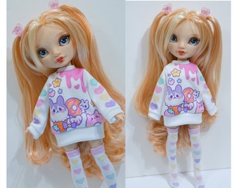 Rainbow High Doll clothes - outfit with sweets graphic