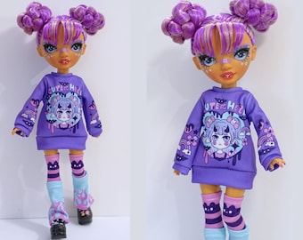 Rainbow High Doll Clothes, Cute Sweater and Socks Set - cute as hell