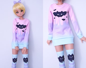 Clothes for Smart Doll, Cute Pastel Bat Sweater