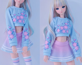 SECONDS Smart Doll Silver Embroidery Hoodie Dollfie or similar Doll Jean Doll of a Kind Fit BJD SECONDS Smart Doll Silver Embroidery Hoodie Dollfie or similar Doll Jean Doll of a Kind Fit BJD