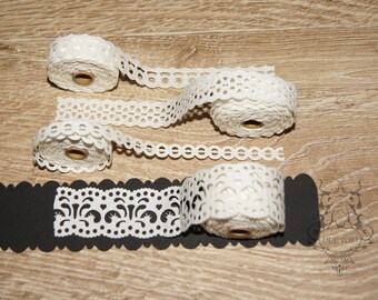 Paper Ribbon adhesive, lace, lace