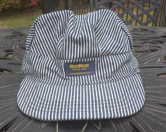 Vintage Oshkosh Blue and White Striped 