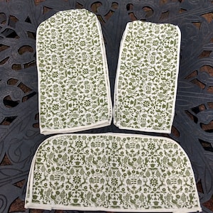Vintage Small Appliance Cover Folk Art Toile circa 1970s