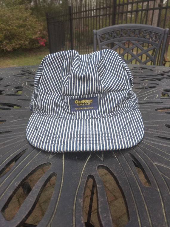 Vintage Oshkosh Blue and White Striped 