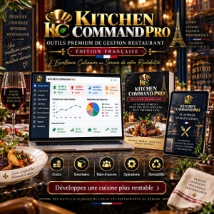 Kitchen Command Pro restauranghanteringskit (fransk utgåva)