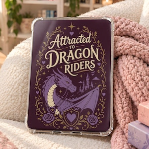 Attracted to Dragon Riders Kindle Insert Printable Romantasy Reader Gift