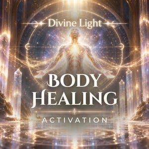 Divine Light: Body Healing Activation - Energetic Transmission, Charged Digital Artwork