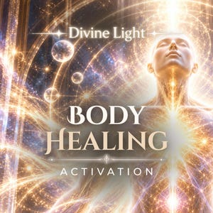 Divine Light: Body Healing Activation - Energetic Transmission, Charged Digital Artwork