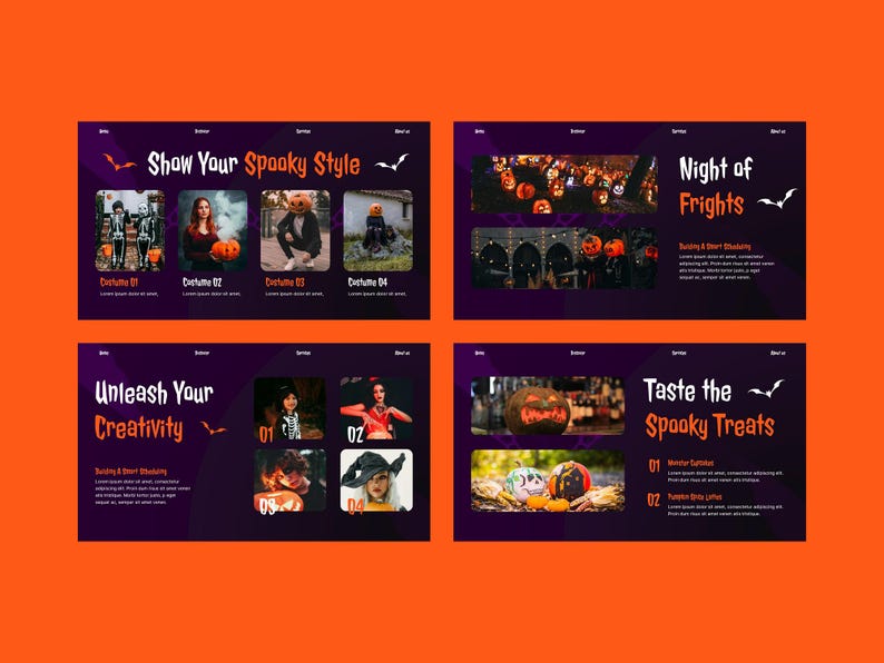 Halloween Festival Presentation - Powerpoint & Google Slides Template ...