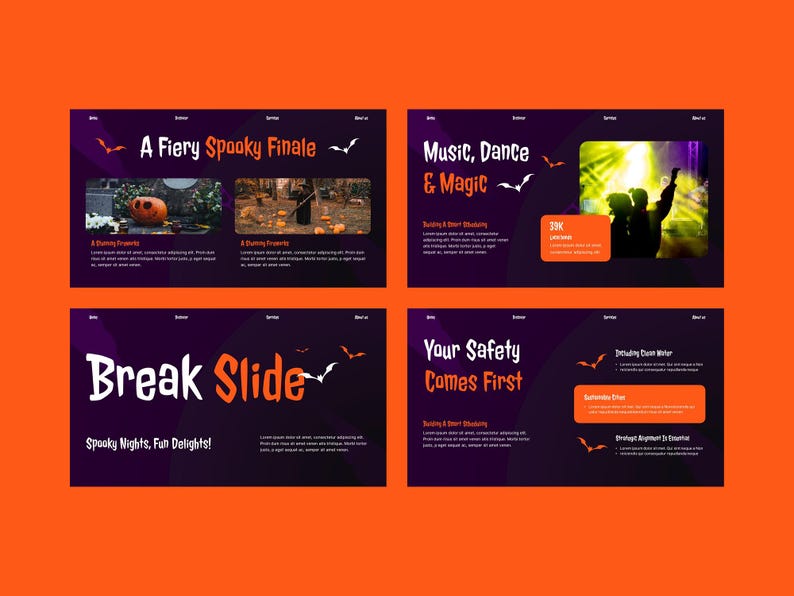Halloween Festival Presentation - Powerpoint & Google Slides Template ...