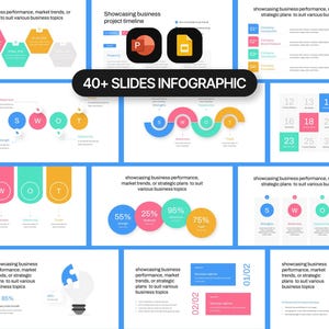 Sjabloon voor zakelijke infographicpresentaties - PowerPoint & Google Slides