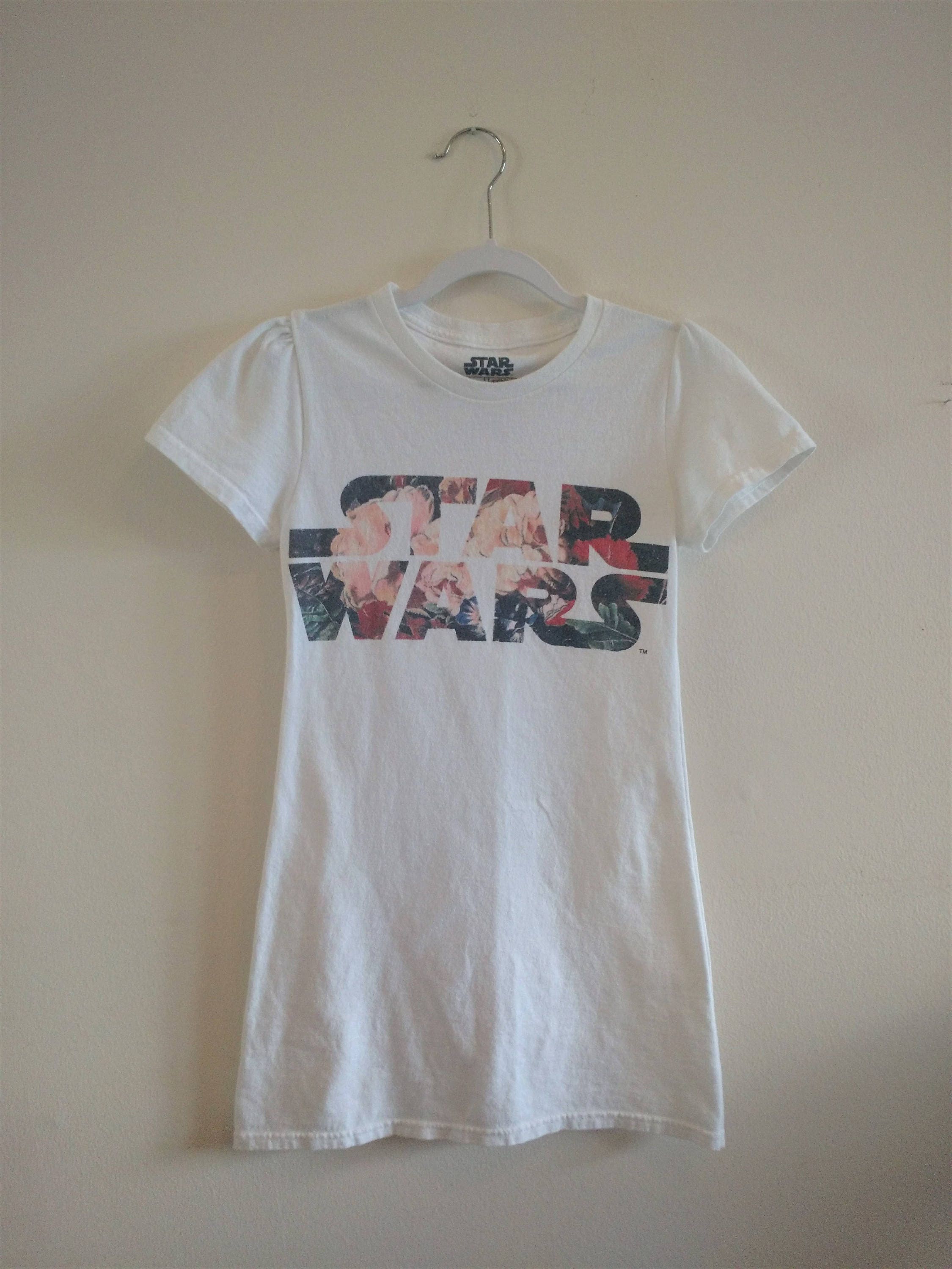 Size 7 Wars Flower Logo T-shirt Dress -