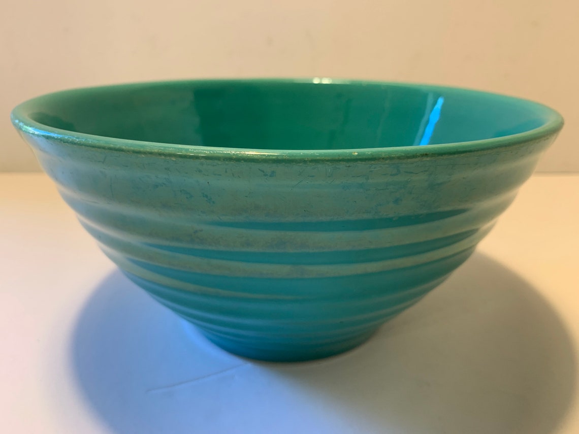 Vintage Bauer Batter Bowl 12 Jade Green/Mixing Bowl/Pottery Etsy España