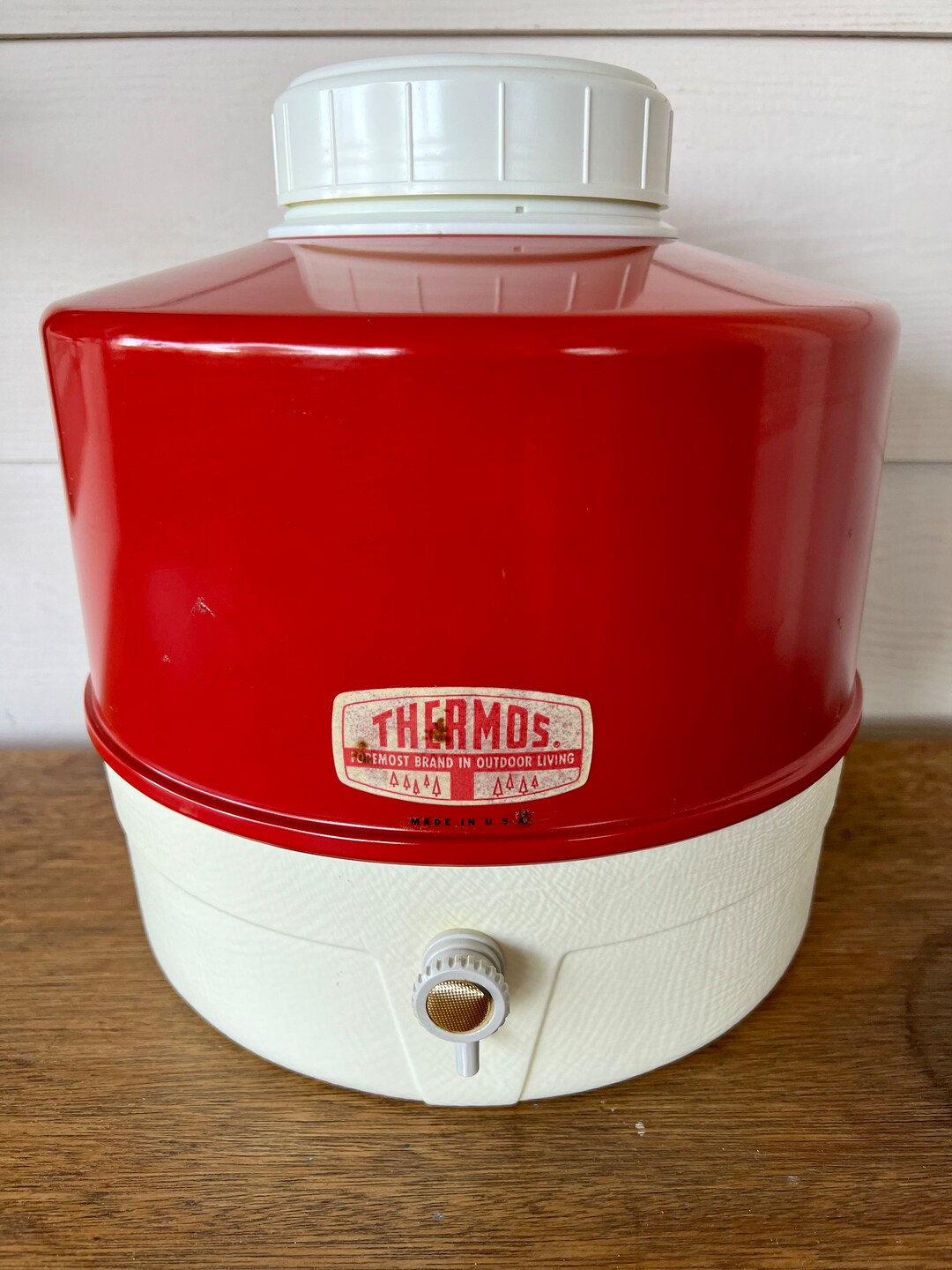 Vintage Thermos Picnic Jug/camping Water Container Etsy