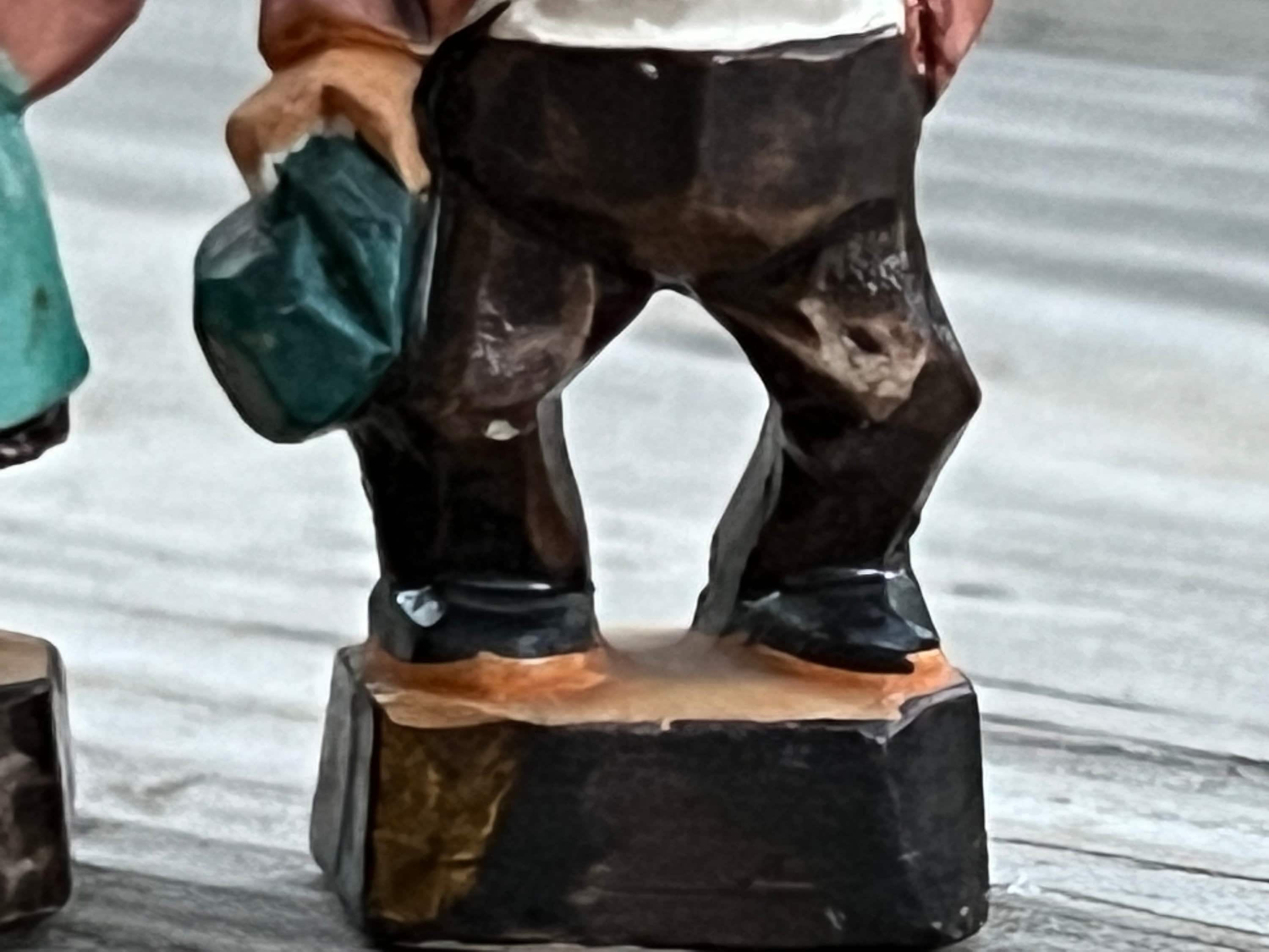 Vintage Pair of Old Woman and Man Figurines/anri/japan/peasant - Etsy