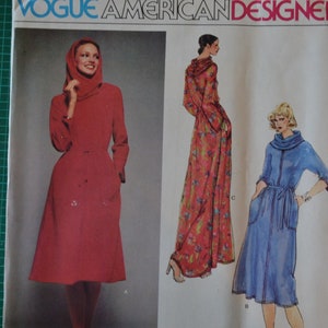 Vogue 1597 Leo Narducci Kleid Schnittmuster Größe 14